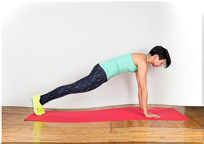 do the plank to tone your back