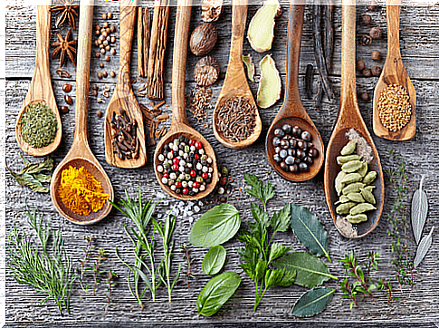 vegetables that cause allergies: spices