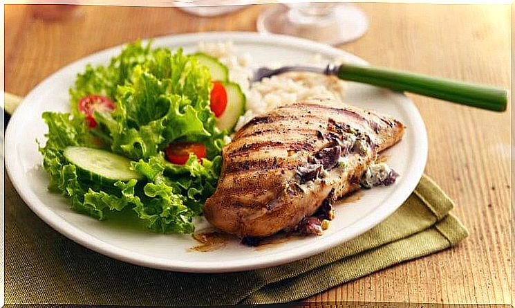 Tips for chicken breast with vegetables