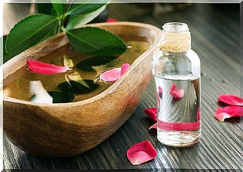 Rose essential oil for wrinkles around the mouth.