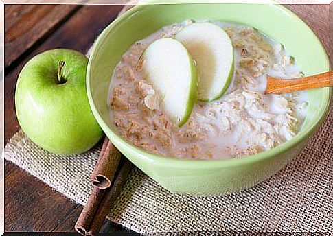 oats and apple for a healthy heart