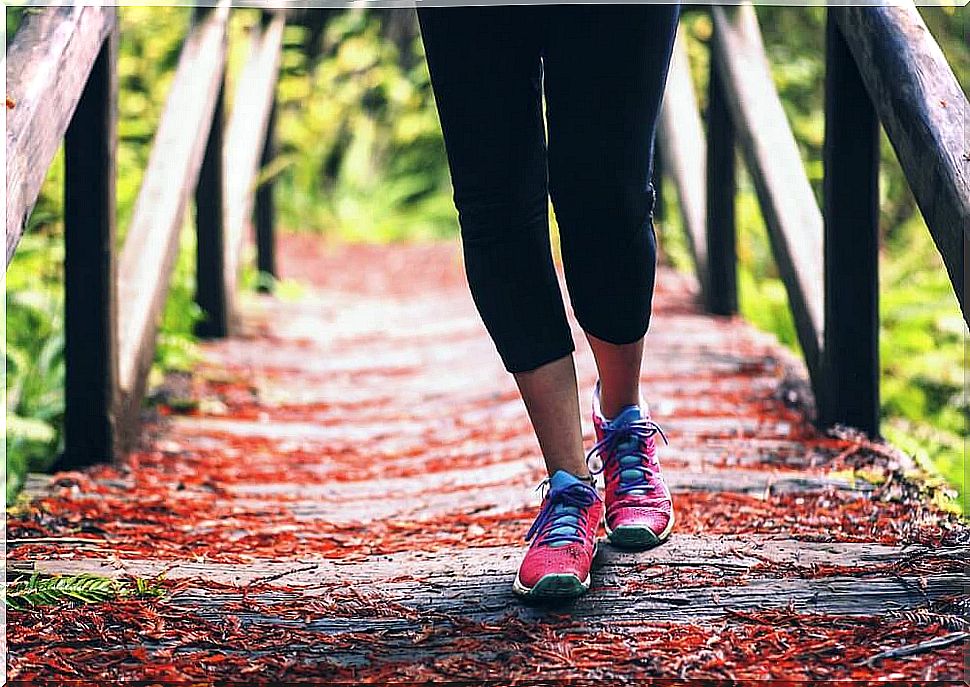 Woman walking